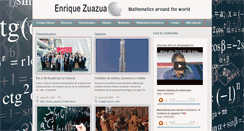 Desktop Screenshot of enzuazua.net